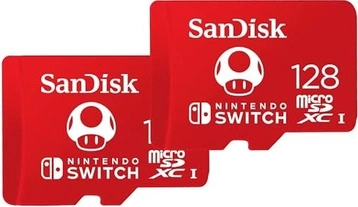 SanDisk Nintendo Switch R100/W90 microSDXC 128GB, UHS-I U3, Class 10