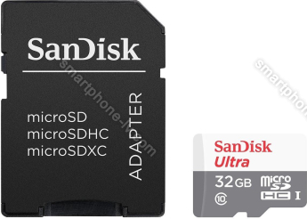 SanDisk Ultra R80 microSDHC 32GB Kit, UHS-I, Class 10