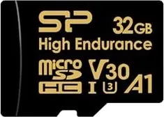 Silicon Power High Endurance Golden Series R100/W80 microSDHC 32GB Kit, UHS-I U3, A1, Class 10