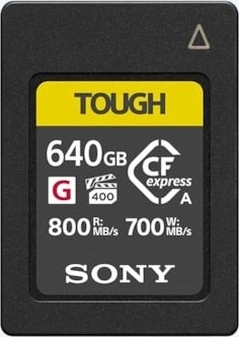 Sony TOUGH CEA-G Series R800/W700 CFexpress 2.0 Type A 640GB