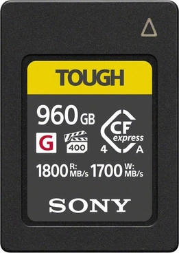 Sony TOUGH CEA-G Series R1800/W1700 CFexpress 4.0 Type A 960GB