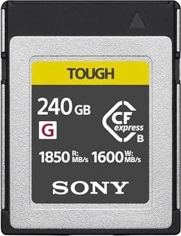 Sony TOUGH CEB-G Series R1850/W1600 CFexpress 2.0 Type B 240GB