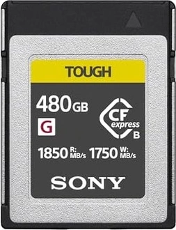 Sony TOUGH CEB-G Series R1850/W1750 CFexpress 2.0 Type B 480GB