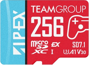 TeamGroup APEX SD7.1 R800/W700 microSDXC Express 256GB, UHS-I U3, A1, Class 10, SD Express EX I