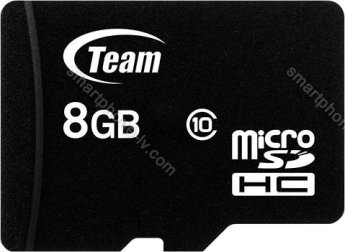 TeamGroup Black R20/W14 microSDHC 8GB Kit, Class 10