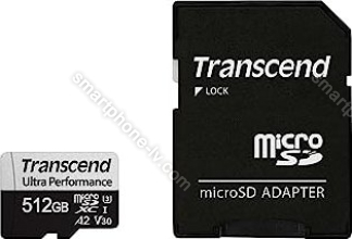 Transcend 340S R160/W125 microSDXC 512GB Kit, UHS-I U3, A2, Class 10