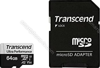 Transcend 340S R160/W80 microSDXC 64GB Kit, UHS-I U3, A2, Class 10