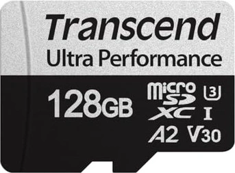 Transcend 340S R160/W125 microSDXC 128GB Kit, UHS-I U3, A2, Class 10