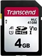 Transcend 410M R95/W12 SDHC 4GB, UHS-I U1, A1, Class 10