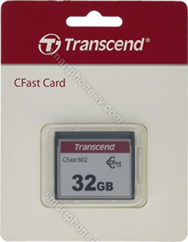 Transcend CFX602 R500/W350 CFast 2.0 CompactFlash Card 32GB