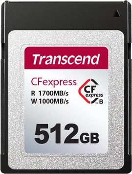 Transcend CFexpress 820 R1700/W1000 CFexpress 2.0 Type B 512GB