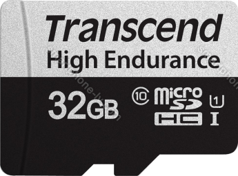 Transcend High Endurance 350V R95/W40 microSDHC 32GB Kit, UHS-I U1, Class 10