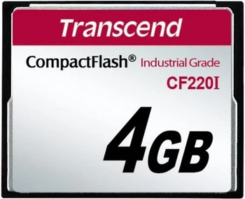 Transcend Industrial CF220I R39/W42 CompactFlash Card 4GB