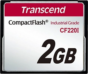 Transcend Industrial CF220I R20/W22 CompactFlash Card 2GB