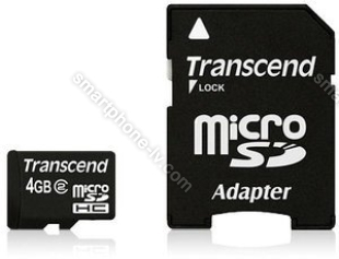 Transcend microSDHC 4GB Kit, Class 10
