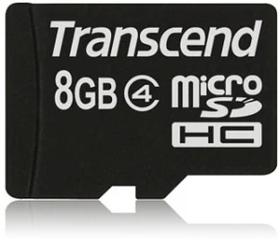 Transcend microSDHC 8GB, Class 4