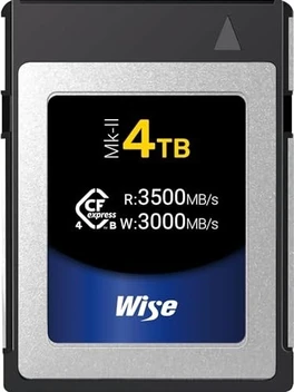 Wise Advanced CFX4-B Series Mk-II R3500/W3000 CFexpress 4.0 Type B 4TB