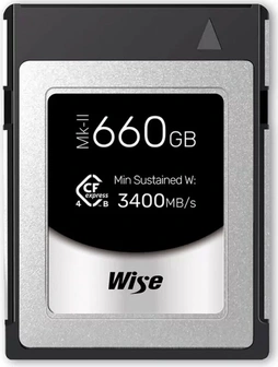 Wise Advanced CFX4-B PRO Series Mk-II R3700/W3600 CFexpress 4.0 Type B 660GB