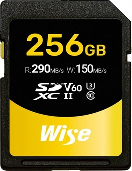 Wise Advanced PRO SD R290/W150 SDXC 256GB, UHS-II U3, Class 10