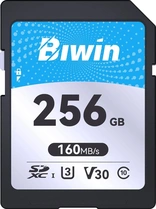 Biwin SD160 R160/W120 SDXC 256GB, UHS-I U3, Class 10