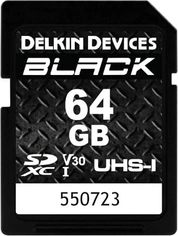 Delkin Black R90/W90 SDXC 64GB, UHS-I U3, Class 10