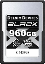 Delkin Black VPG200 R1830/W1740 CFexpress 4.0 Type A 960GB