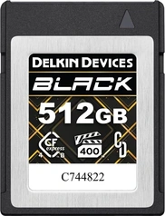 Delkin Black VPG400 R3700/W3220 CFexpress 4.0 Type B 512GB