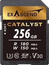 Exascend Catalyst R180/W150 SDXC 256GB, UHS-I U3, Class 10