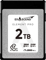 Exascend Element Pro R3500/W3100 CFexpress 4.0 Type B 2TB