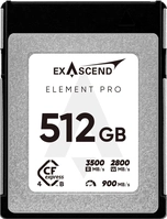 Exascend Element Pro R3500/W2800 CFexpress 4.0 Type B 512GB
