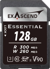 Exascend Essential R300/W280 SDXC 128GB, UHS-II U3, Class 10