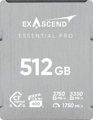 Exascend Essential Pro R3750/W3350 CFexpress 4.0 Type B 512GB