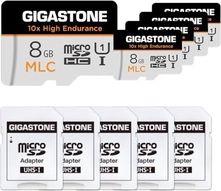 Gigastone 10x High Endurance R85/W15 microSDHC 8GB Kit, UHS-I U1, Class 10, 5er-Pack
