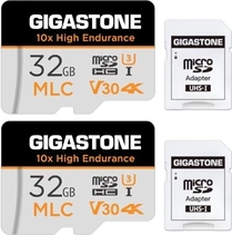 Gigastone 10x High Endurance R95/W60 microSDHC 32GB Kit, UHS-I U3, Class 10, 2er-Pack