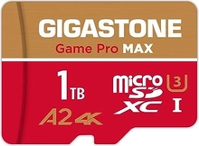 Gigastone 4K Game Pro MAX R150/W140 microSDXC 1TB Kit, UHS-I U3, A2, Class 10