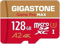 Gigastone 4K Game Pro MAX R120/W80 microSDXC 128GB Kit, UHS-I U3, A2, Class 10