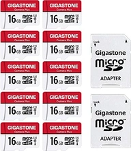 Gigastone Camera Plus R85/W15 microSDHC 16GB Kit, UHS-I U1, Class 10, 10er-Pack