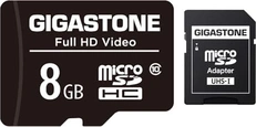 Gigastone Full HD Video R85/W15 microSDHC 8GB Kit, Class 10