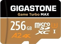 Gigastone Game Turbo MAX R160/W130 microSDXC 256GB Kit, UHS-I U3, A2, Class 10