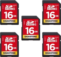 Gigastone R80 SDHC 16GB, UHS-I U1, Class 10, 5er-Pack