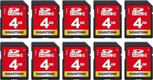 Gigastone R80 SDHC 4GB, UHS-I U1, Class 10, 10er-Pack