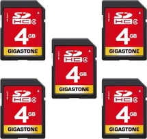 Gigastone R80 SDHC 4GB, UHS-I U1, Class 10, 5er-Pack