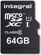 Integral ultima PRO R40 microSDXC 64GB Kit, UHS-I U1, Class 10