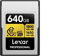 Lexar Professional GOLD R1800/W1650 CFexpress 4.0 Type A 640GB