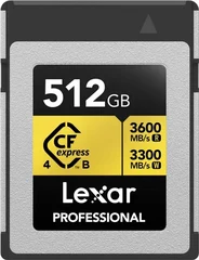 Lexar Professional GOLD R3600/W3300 CFexpress 4.0 Type B 512GB