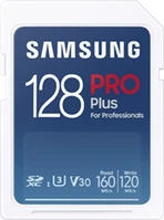 Samsung PRO Plus for Professionals R160/W120 SDXC 128GB, UHS-I U3, Class 10