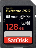 SanDisk Extreme PRO R95/W90 SDXC 128GB, UHS-I U3, Class 10