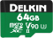 Delkin Power 2000X R300/W250 microSDXC 64GB Kit, UHS-II U3, Class 10