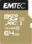 Emtec SpeedIN PRO R95/W85 microSDXC 64GB Kit, UHS-I U3, A1, Class 10