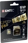 Emtec SpeedIN PRO R100/W100 microSDXC 512GB Kit, UHS-I U3, A2, Class 10